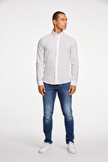 Hovedbilde LINDBERGH Cotton/Linen Shirt 30-203344 - White