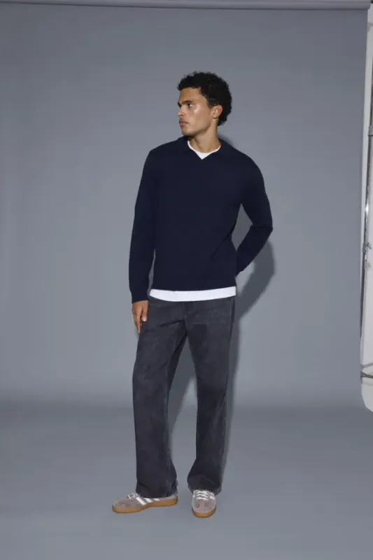 Blend Branko Wool Knit 20720127 - Dark Blue 1940111