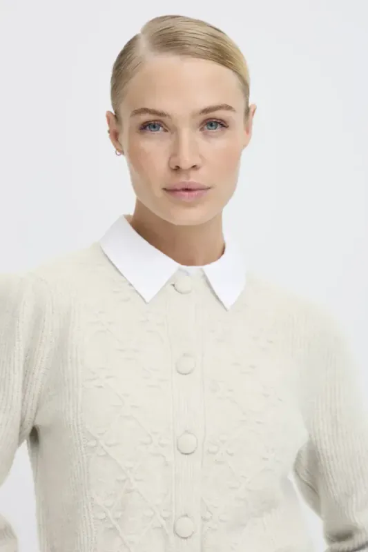 Hovedbilde BYMiffa Cardigan 20817119 - String Melange 1613051