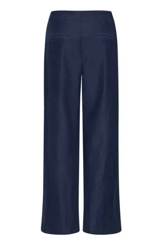 Hovedbilde IHKATE Long Wide Pants 20124291 - Dark Blue Denim 900000556
