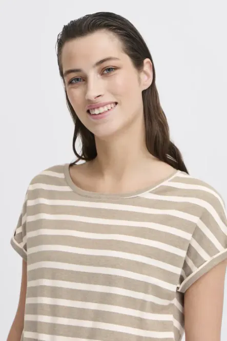 Hovedbilde ByPamila Oneck T-shirt 20809561 - Roasted Cashew ...