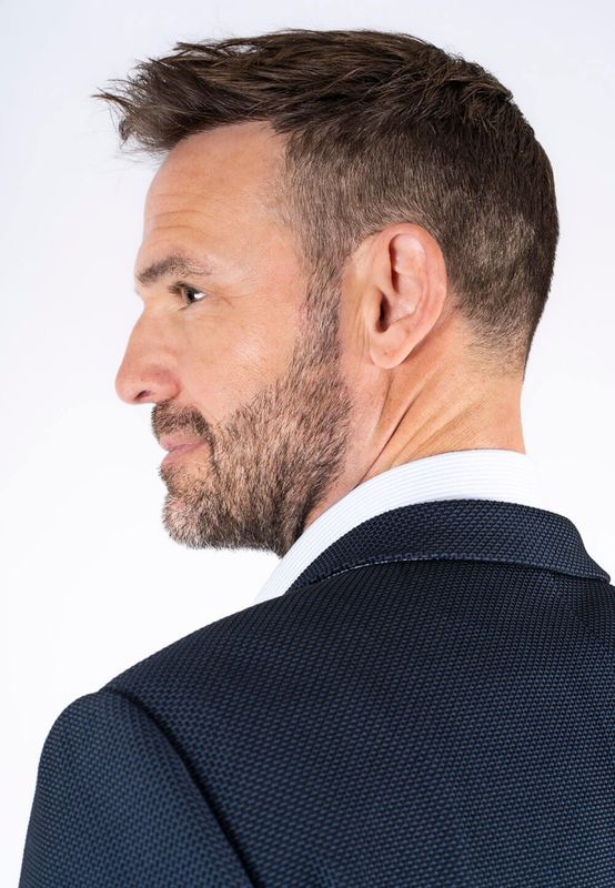 Pre End Hacett Struckture Blazer 1009609 - Dark Navy 07087