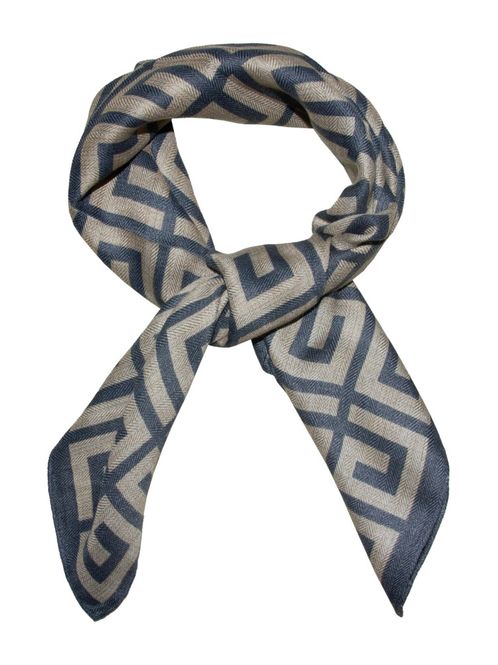 Hovedbilde Intex Klassisk Skjerf 791273 - 65X65 Blå/Beige
