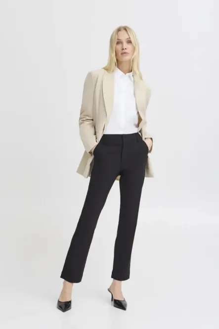 Hovedbilde BYDIXI Straight pants 20816978 - Black 200451