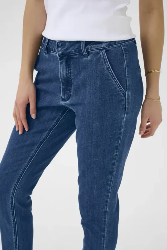 Hovedbilde Kalea jeans 7/8 10509347 - 102272 medium Blue denim