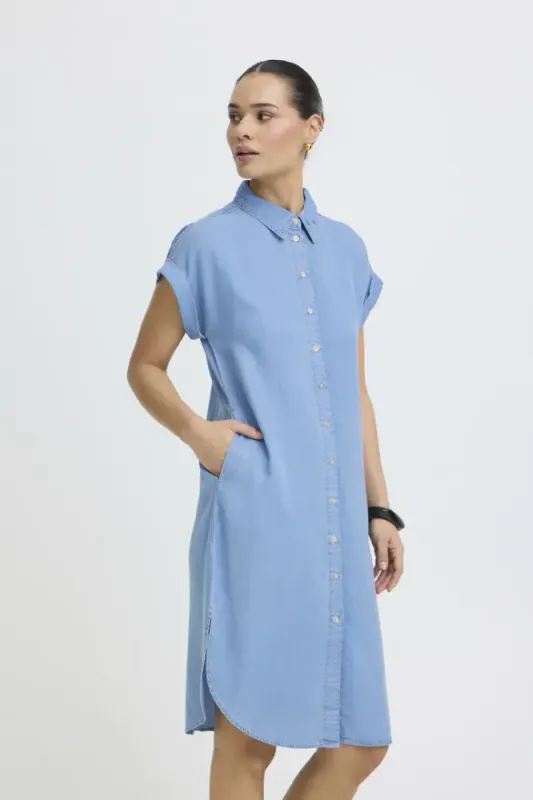 Hovedbilde BYKosmo Shirt Dress 20818786 - Light Blue Denim 200460