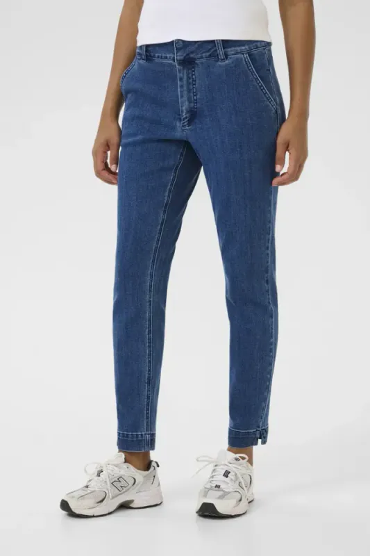 Hovedbilde Kalea jeans 7/8 10509347 - 102272 medium Blue denim