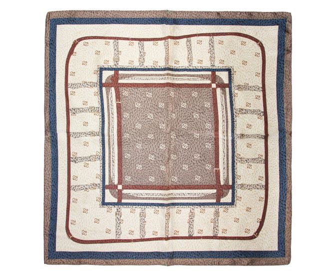 Hovedbilde Intex «Silkeskjerf» 783218 - Beige/Blå/Brun