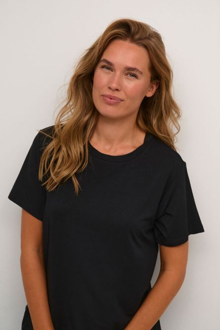 Hovedbilde KAFRIDA O-NECK T-SHIRT 10508580 - BLACK DEEP ...