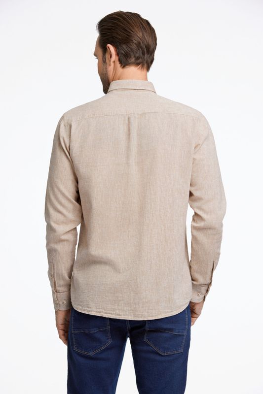 Hovedbilde Jack´s Cotton/linen LS Shirt 3-210076 - Mid Sand