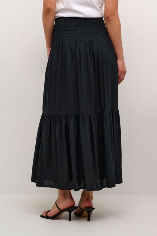 Hovedbilde Kaffe Maxi Smock Skirt 10508816 - Black Deep 100121