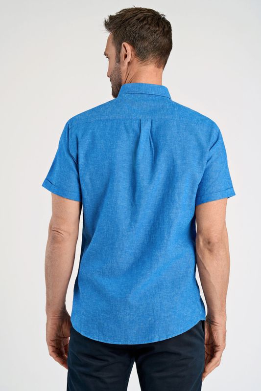JACK`S Cotton/linen Shirt 3-210075 - Clear Blue