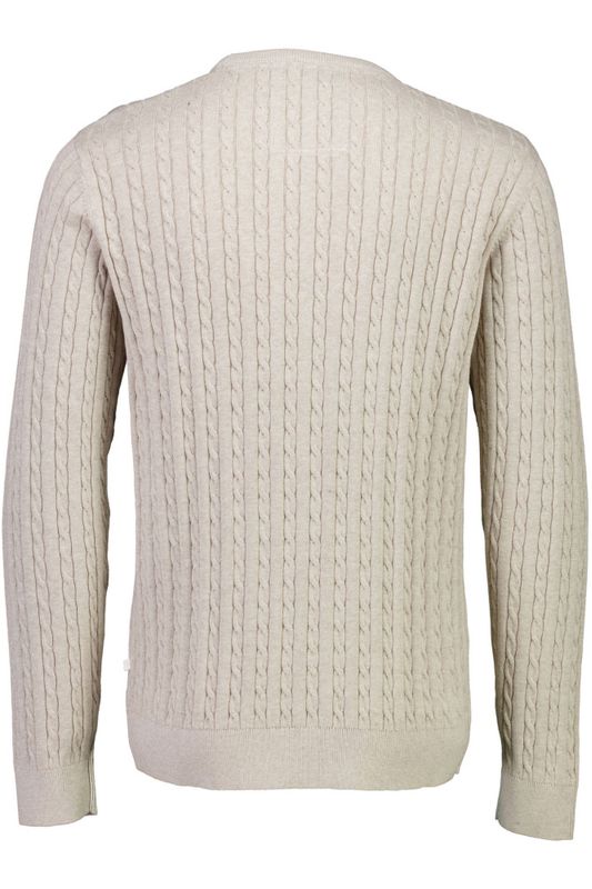 Jack´s O-neck Kable Knit 3-82118 - Faded Sand Mel