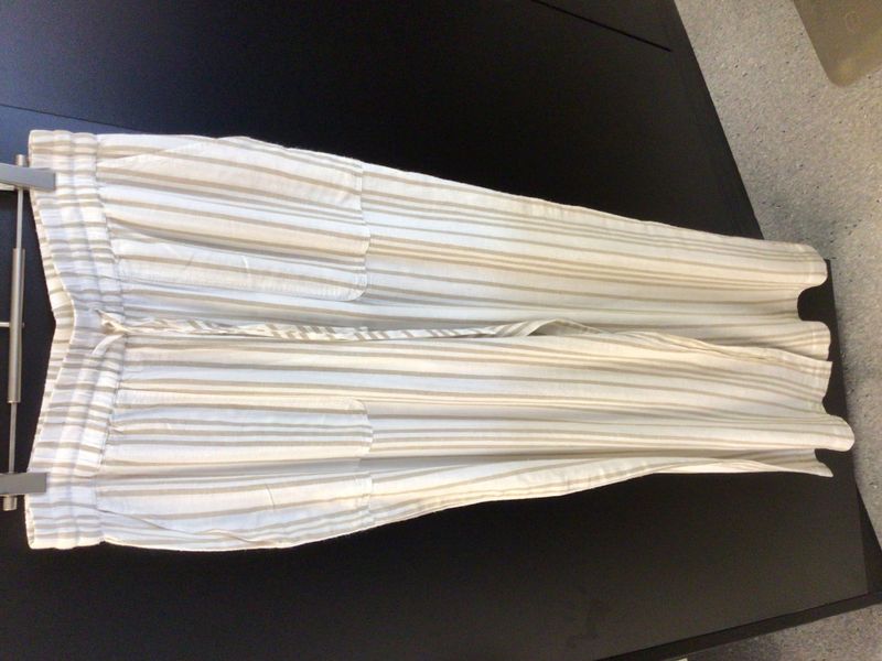 KAmilia long wide Pants 10508314 - Chalk
