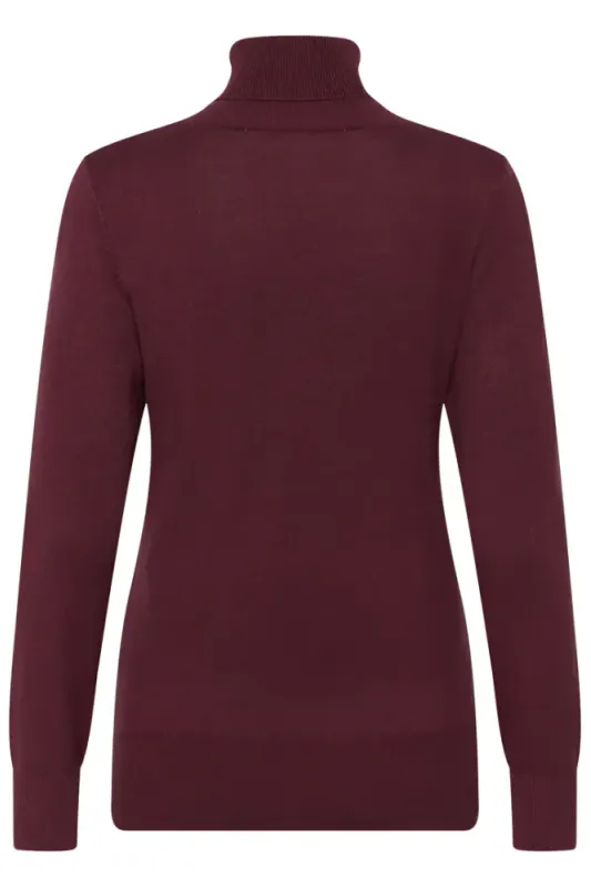 Hovedbilde Astrid Roll Neck 500023 - Windsor Wine 191528