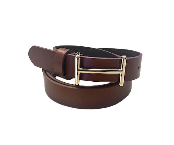 Hovedbilde INTEX Skinnbelte H-Spenne - Brun 011716